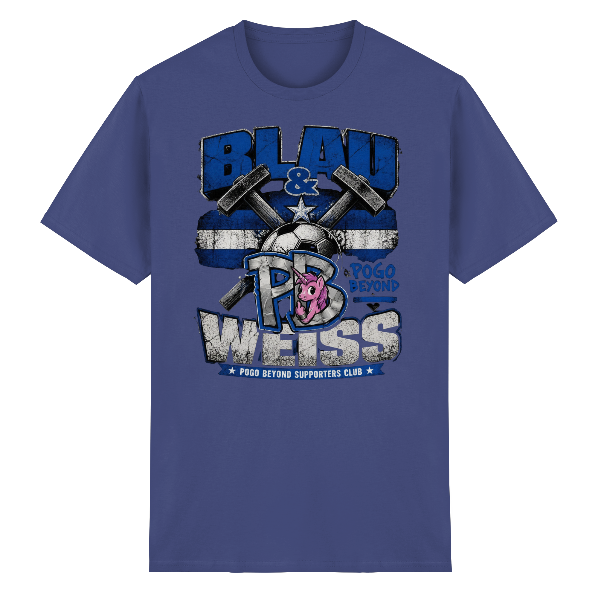 BLAU & WEISS POGO BEYOND - Heavy Cotton T-Shirt