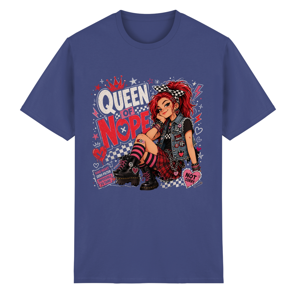 QUEEN OF NOPE - Heavy Cotton T-Shirt