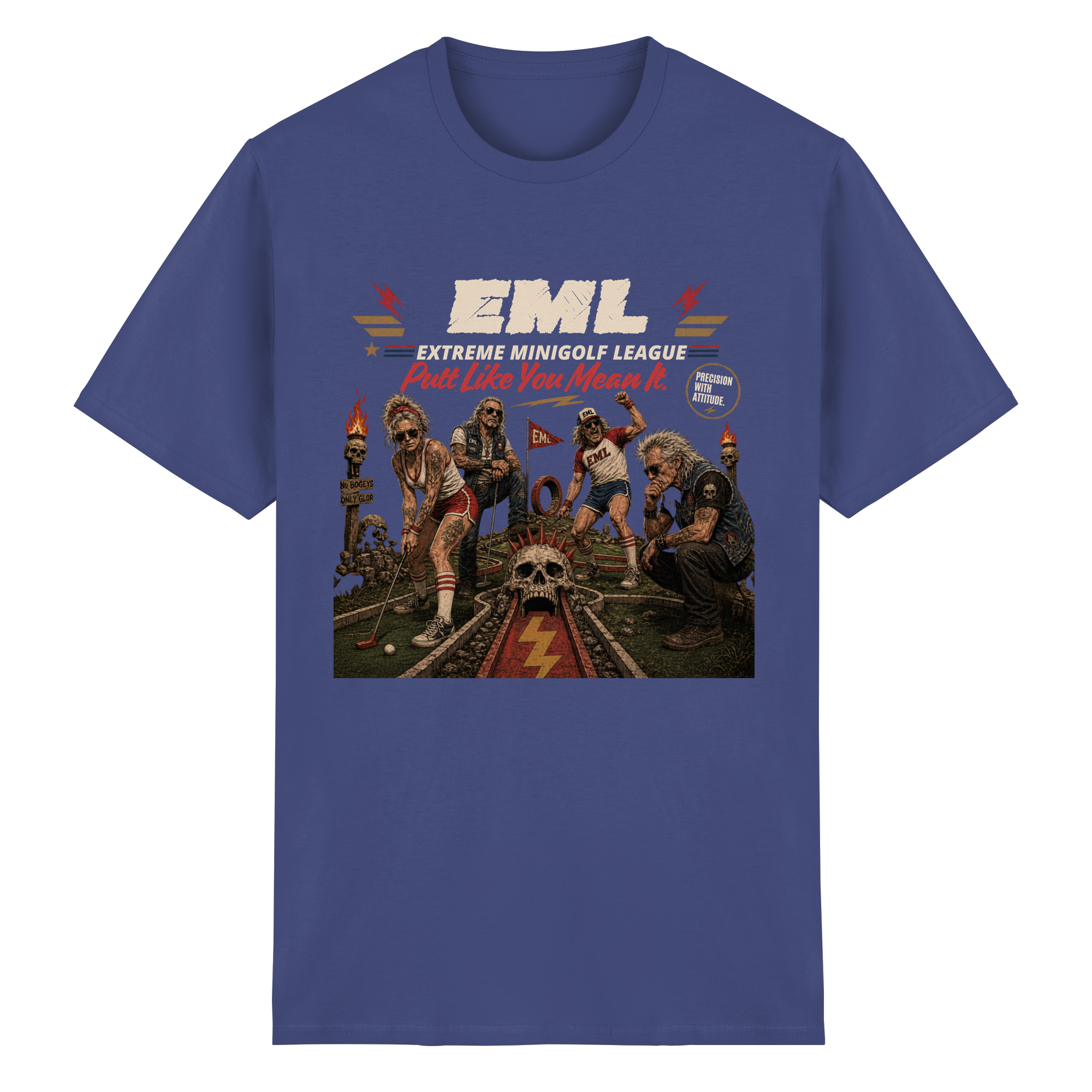 EXTREME MINIGOLF LEAGUE - Heavy Cotton T-Shirt