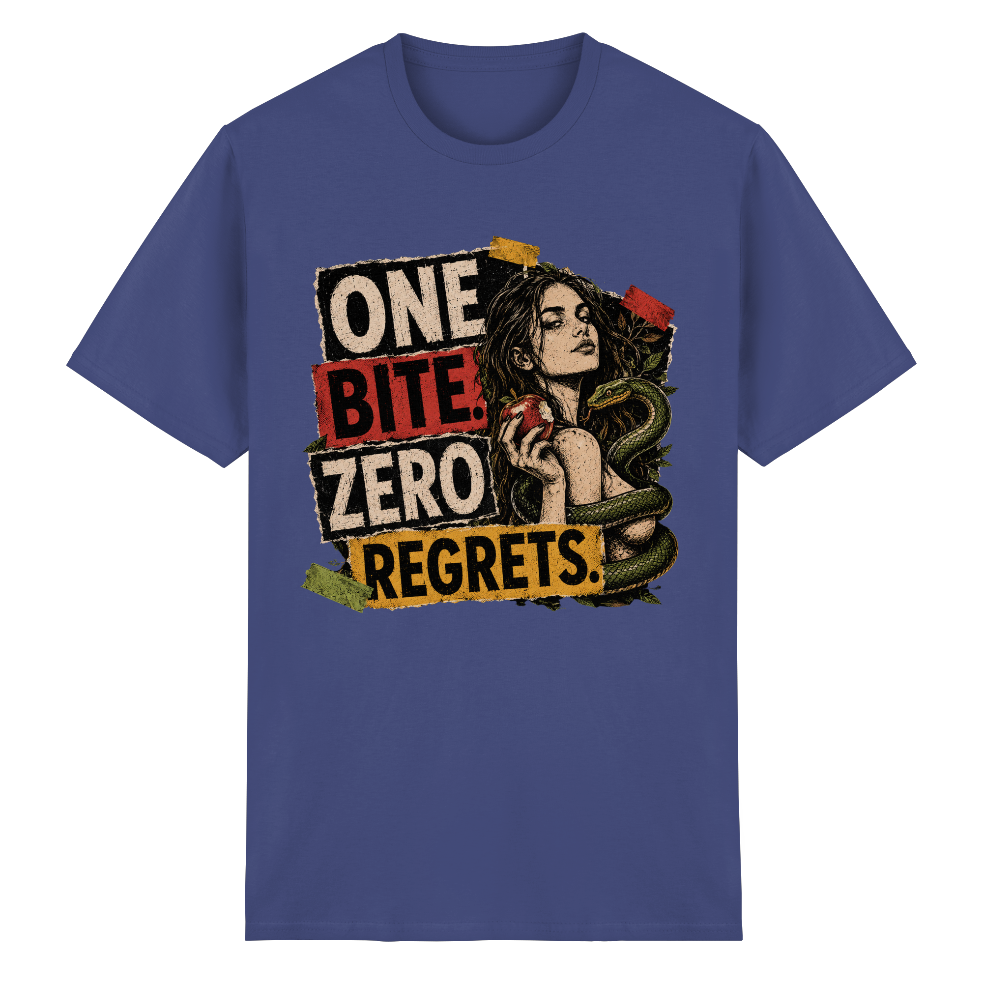 ONE BITE. ZERO REGRETS. - Heavy Cotton T-Shirt