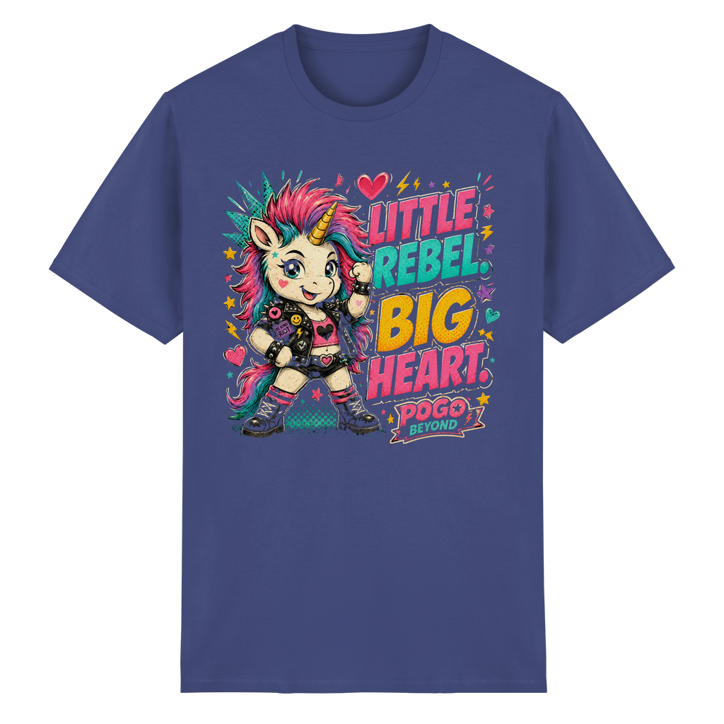 LITTLE REBEL BIG HEART - Heavy Cotton T-Shirt