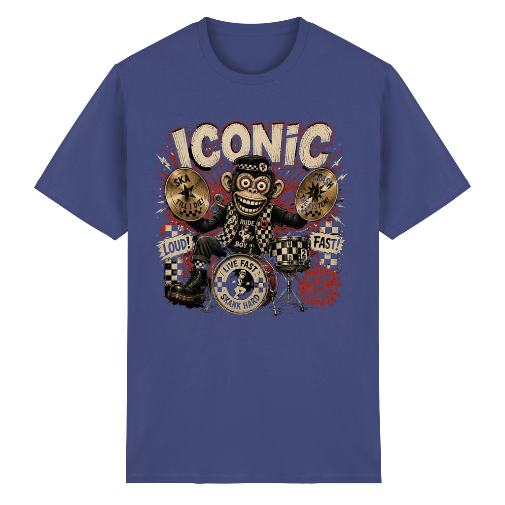 RUDE BOY MONKEY - Heavy Cotton T-Shirt