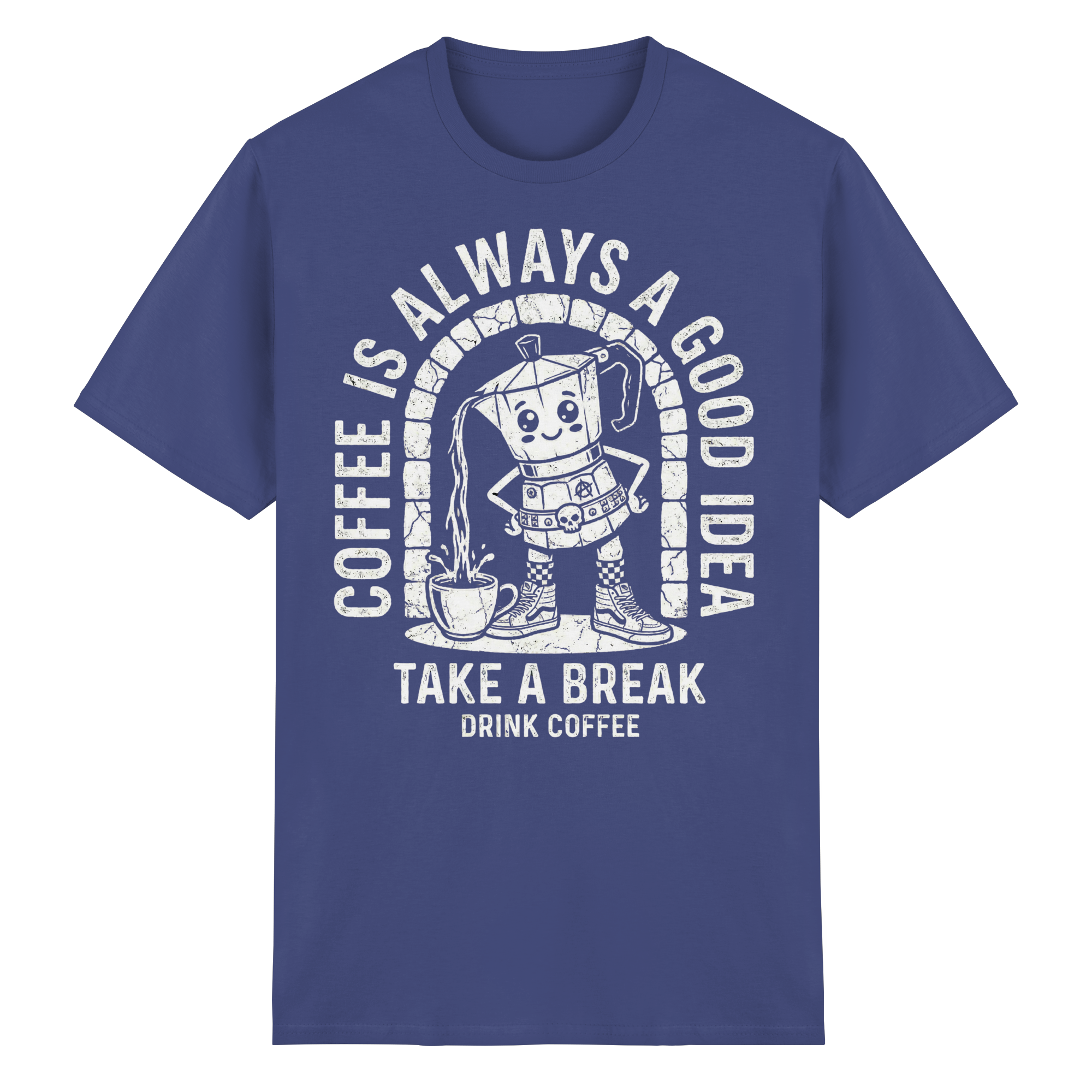 PUNK BREW – Coffee Is Always A Good Idea - Heavy Cotton T-Shirt