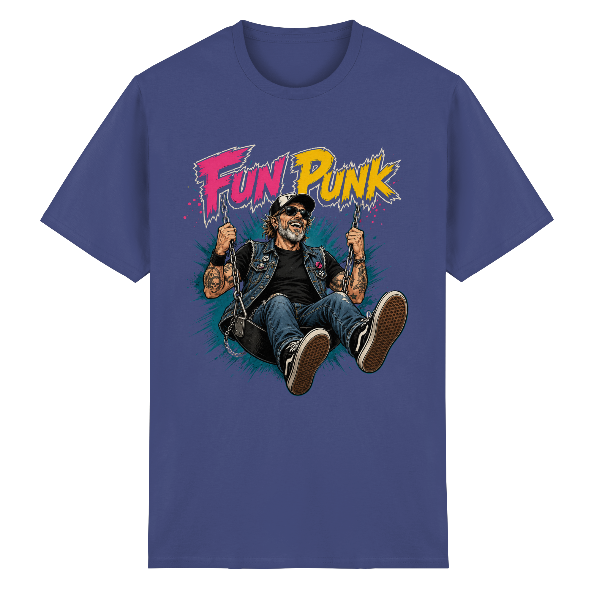 FUN PUNK SWING - Heavy Cotton T-Shirt