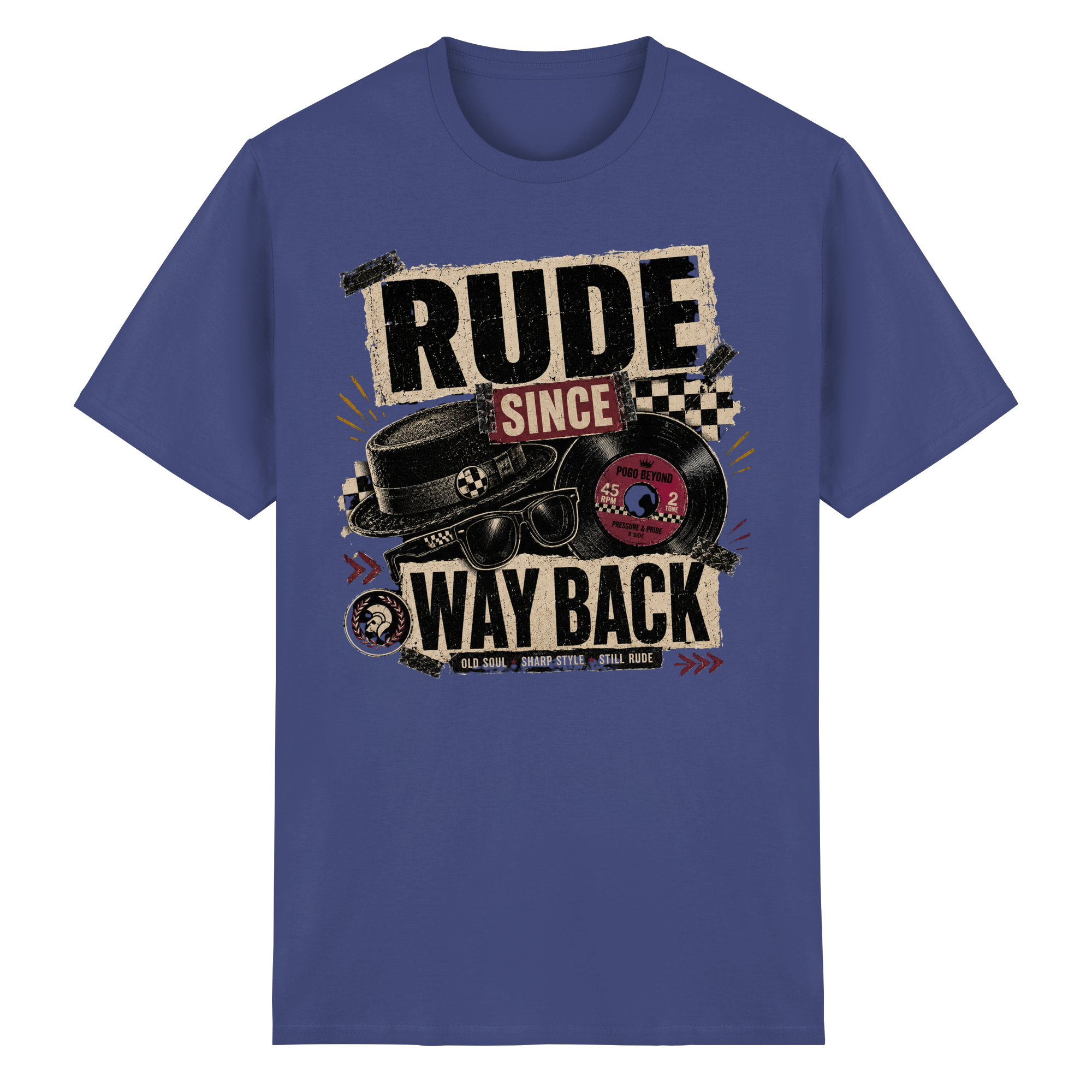 RUDE SINCE WAY BACK - Heavy Cotton T-Shirt