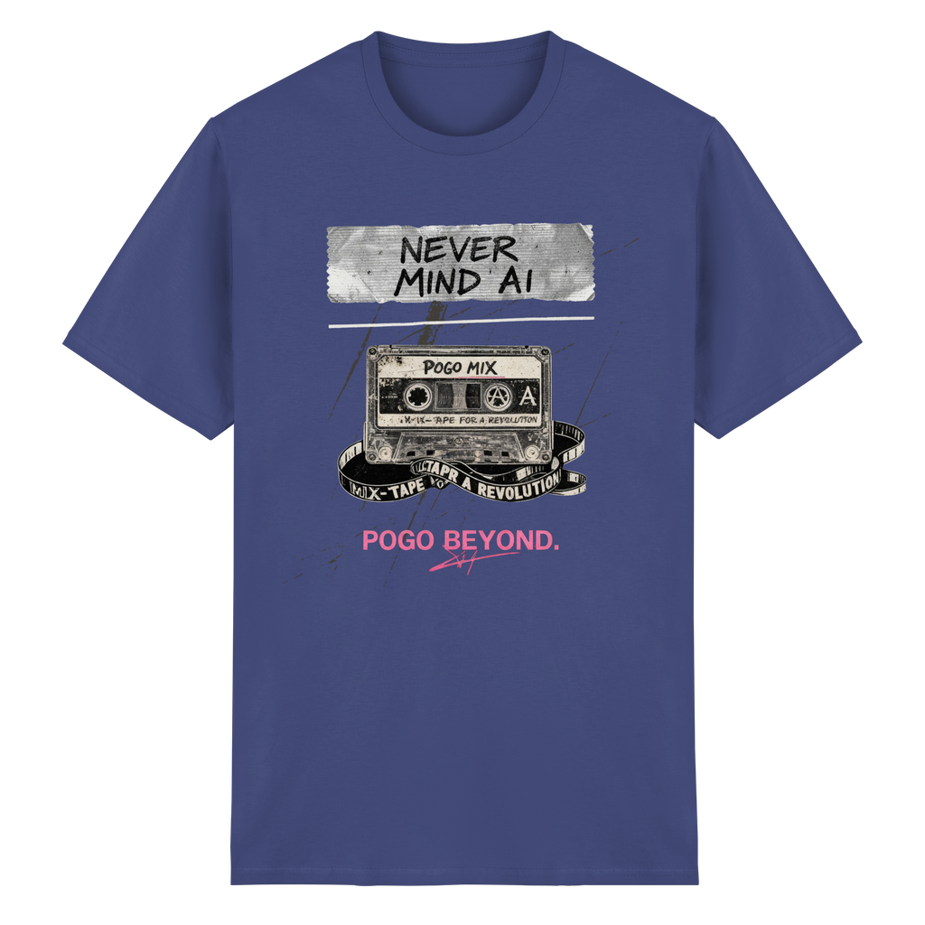 NEVER MIND AI - Heavy Cotton T-Shirt