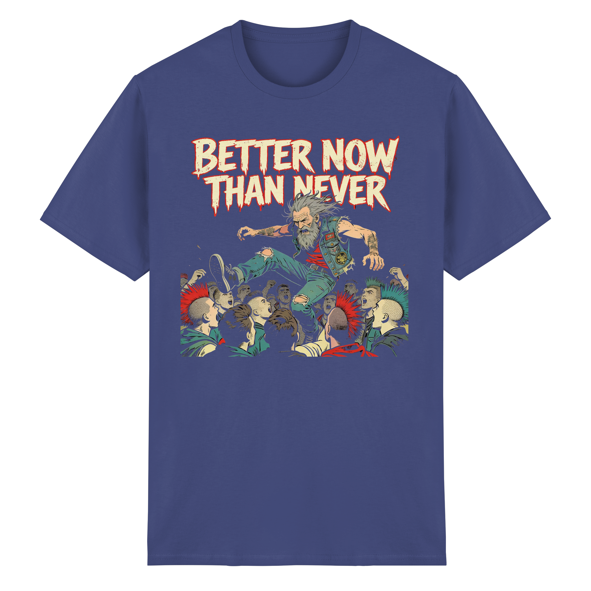 BETTER NOW THAN NEVER - Heavy Cotton T-Shirt