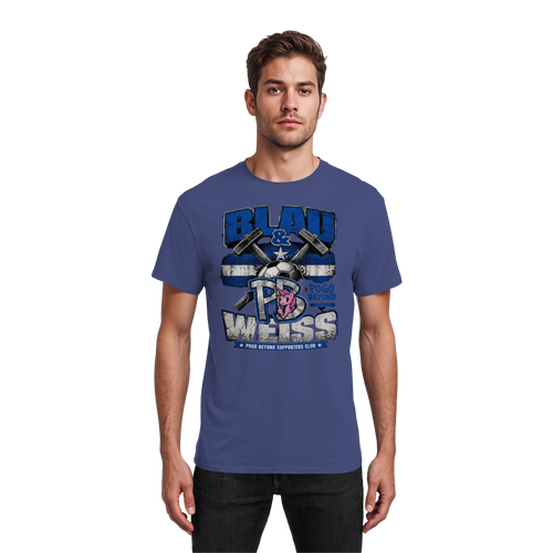 BLAU & WEISS POGO BEYOND - Heavy Cotton T-Shirt