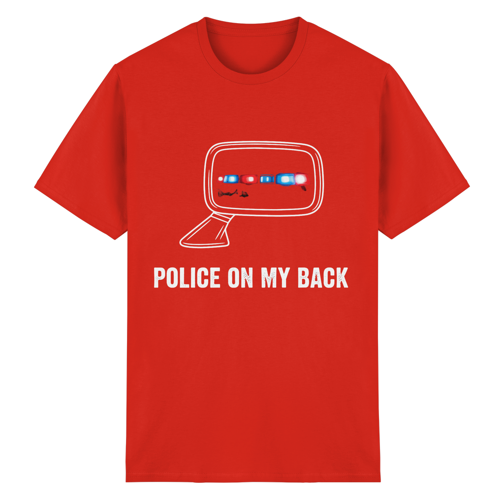 POLICE ON MY BACK - Heavy Cotton T-Shirt