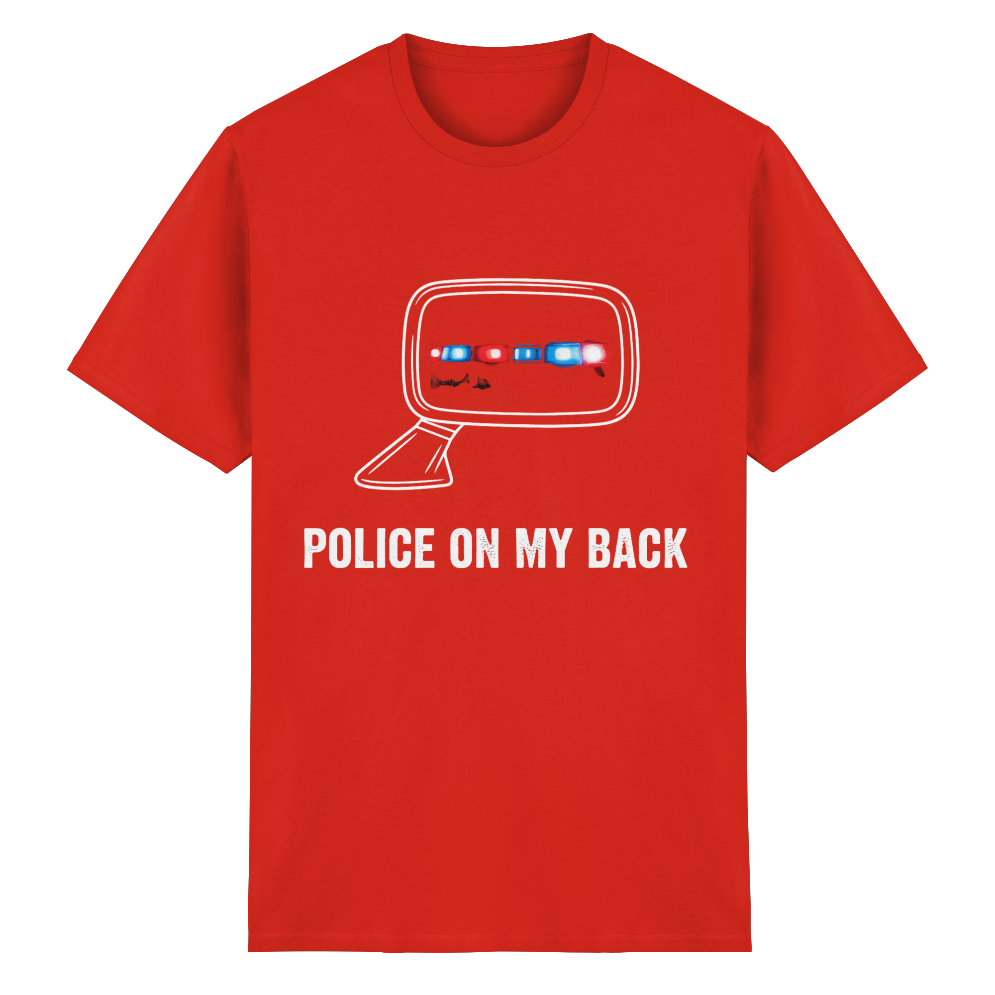 POLICE ON MY BACK - Heavy Cotton T-Shirt
