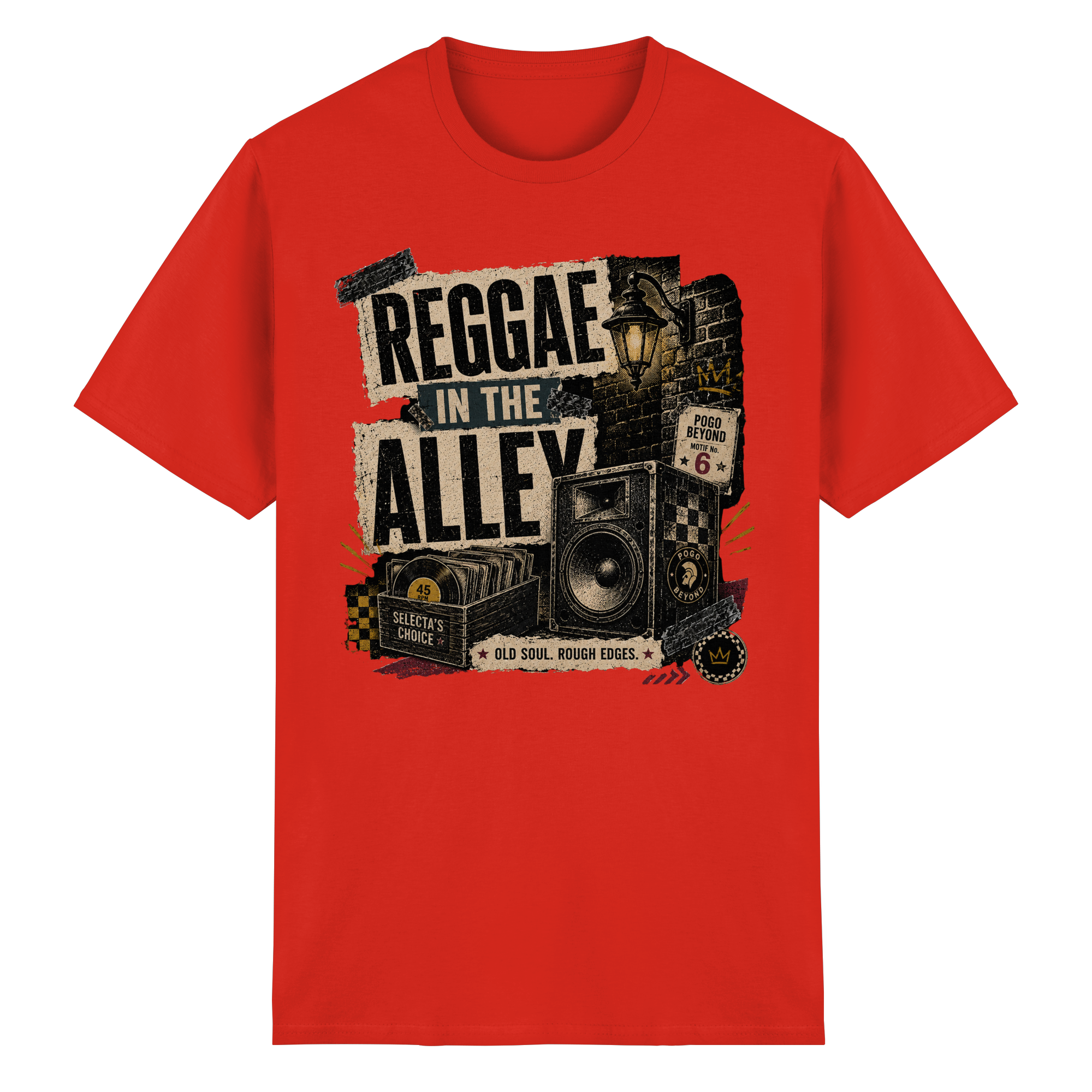 REGGAE IN THE ALLEY - Heavy Cotton T-Shirt