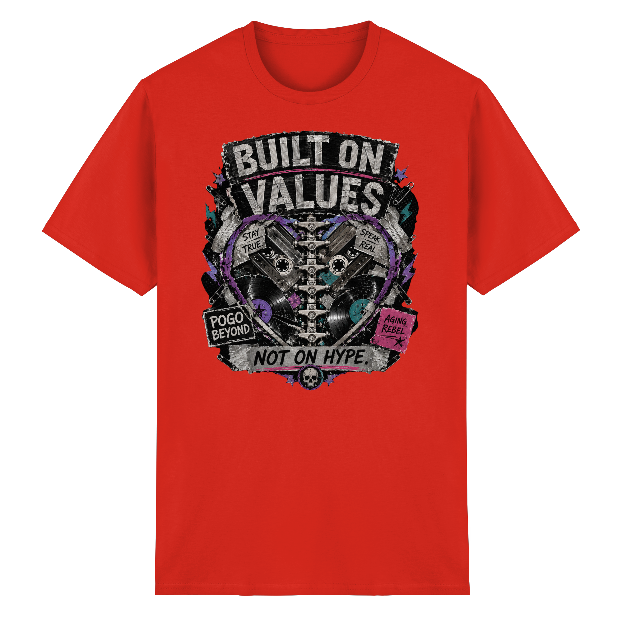 BUILT ON VALUES - Heavy Cotton T-Shirt