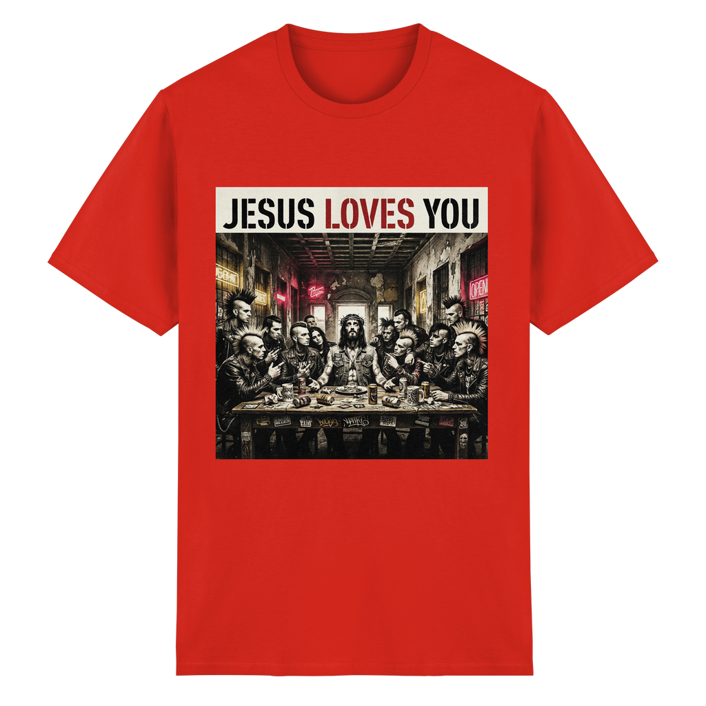 JESUS LOVES YOU - Heavy Cotton T-Shirt