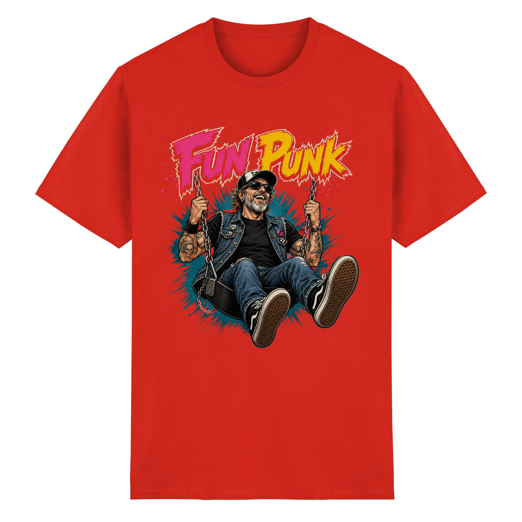 FUN PUNK SWING - Heavy Cotton T-Shirt