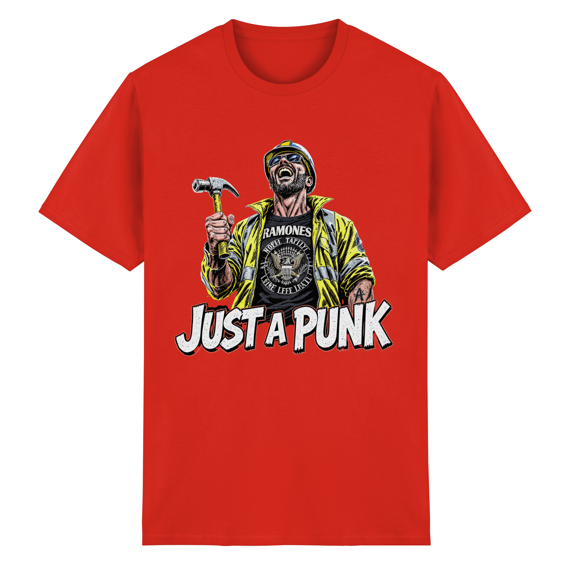 JUST A PUNK - Heavy Cotton T-Shirt