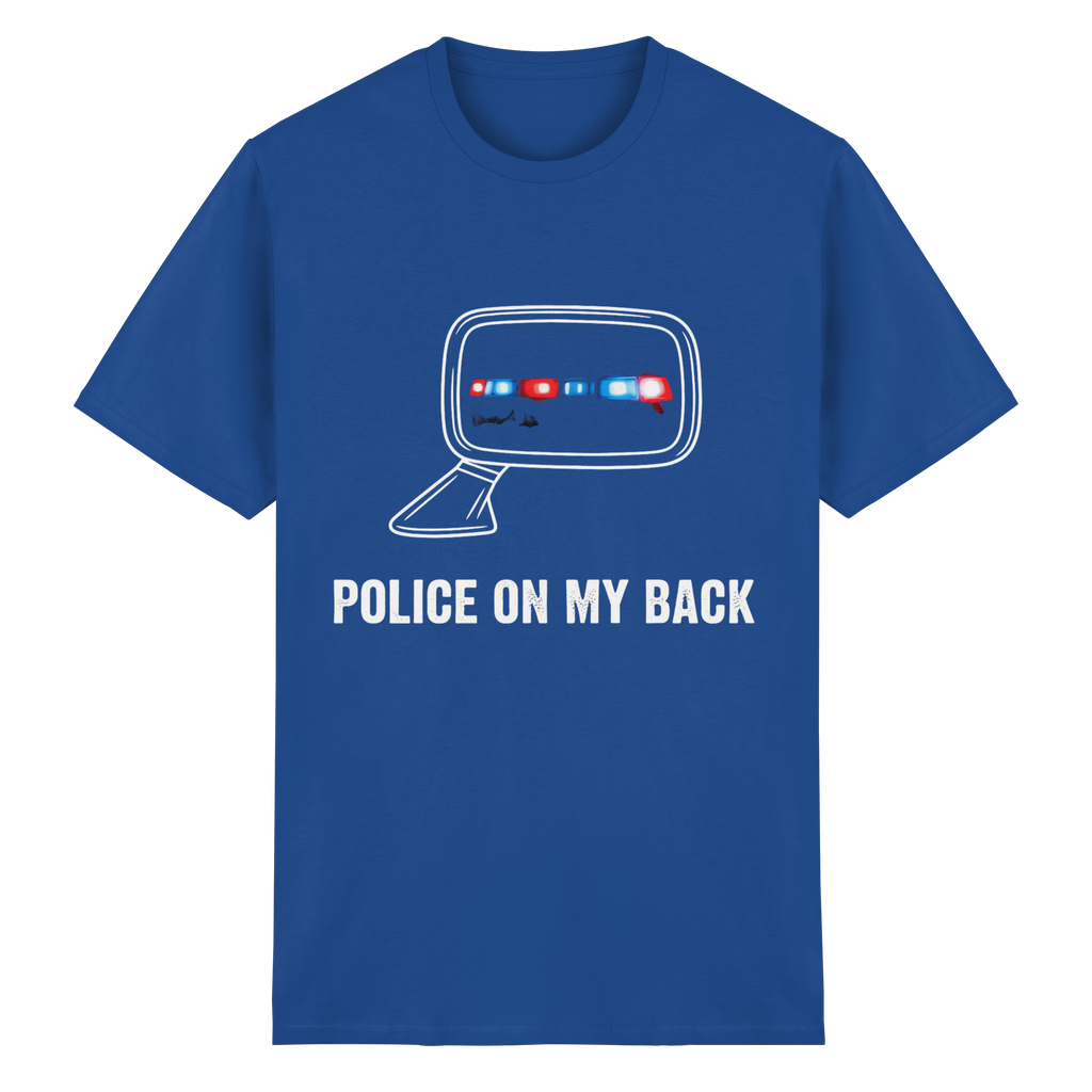 POLICE ON MY BACK - Heavy Cotton T-Shirt
