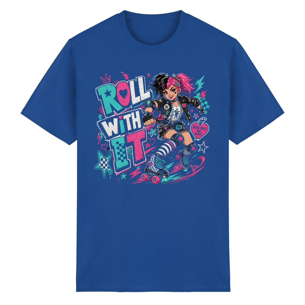 ROLL WITH IT - Heavy Cotton T-Shirt