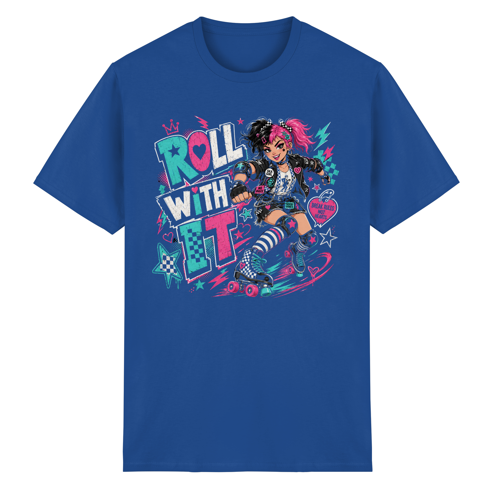 ROLL WITH IT - Heavy Cotton T-Shirt