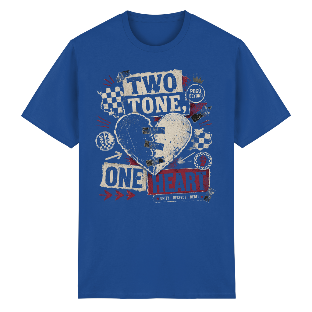 2 TONE, ONE HEART - Heavy Cotton T-Shirt