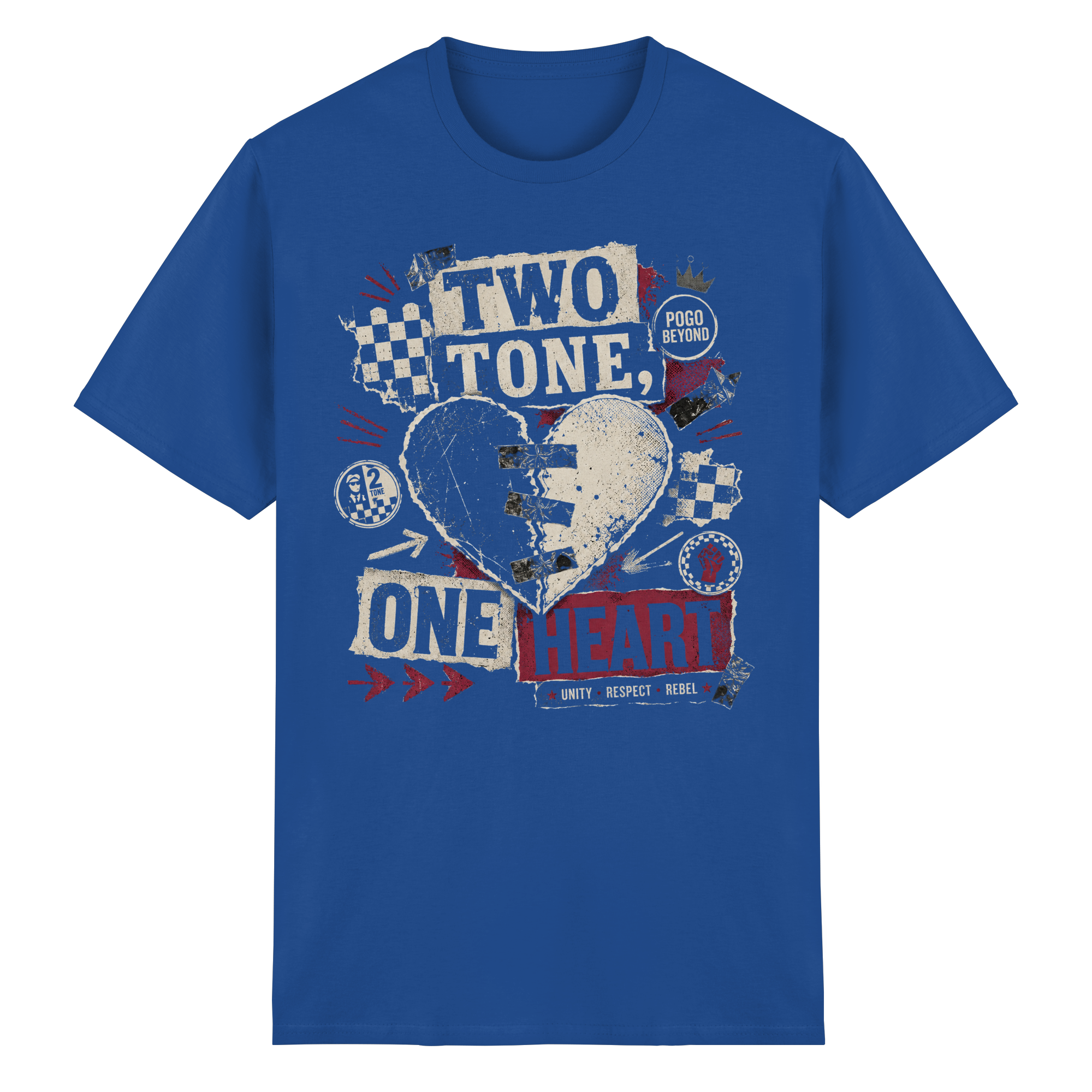 2 TONE, ONE HEART - Heavy Cotton T-Shirt
