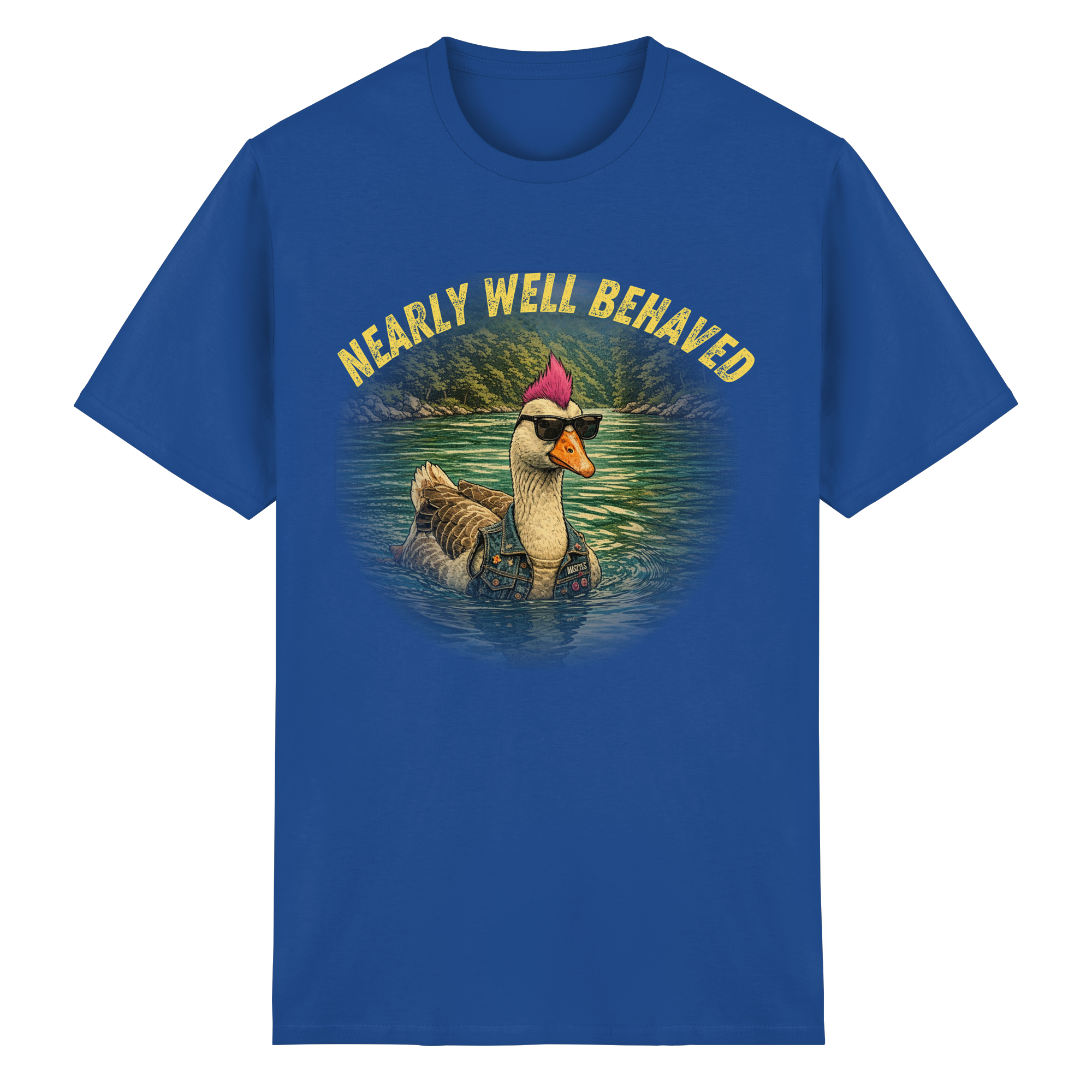 NEARLY BEHAVED - Heavy Cotton T-Shirt