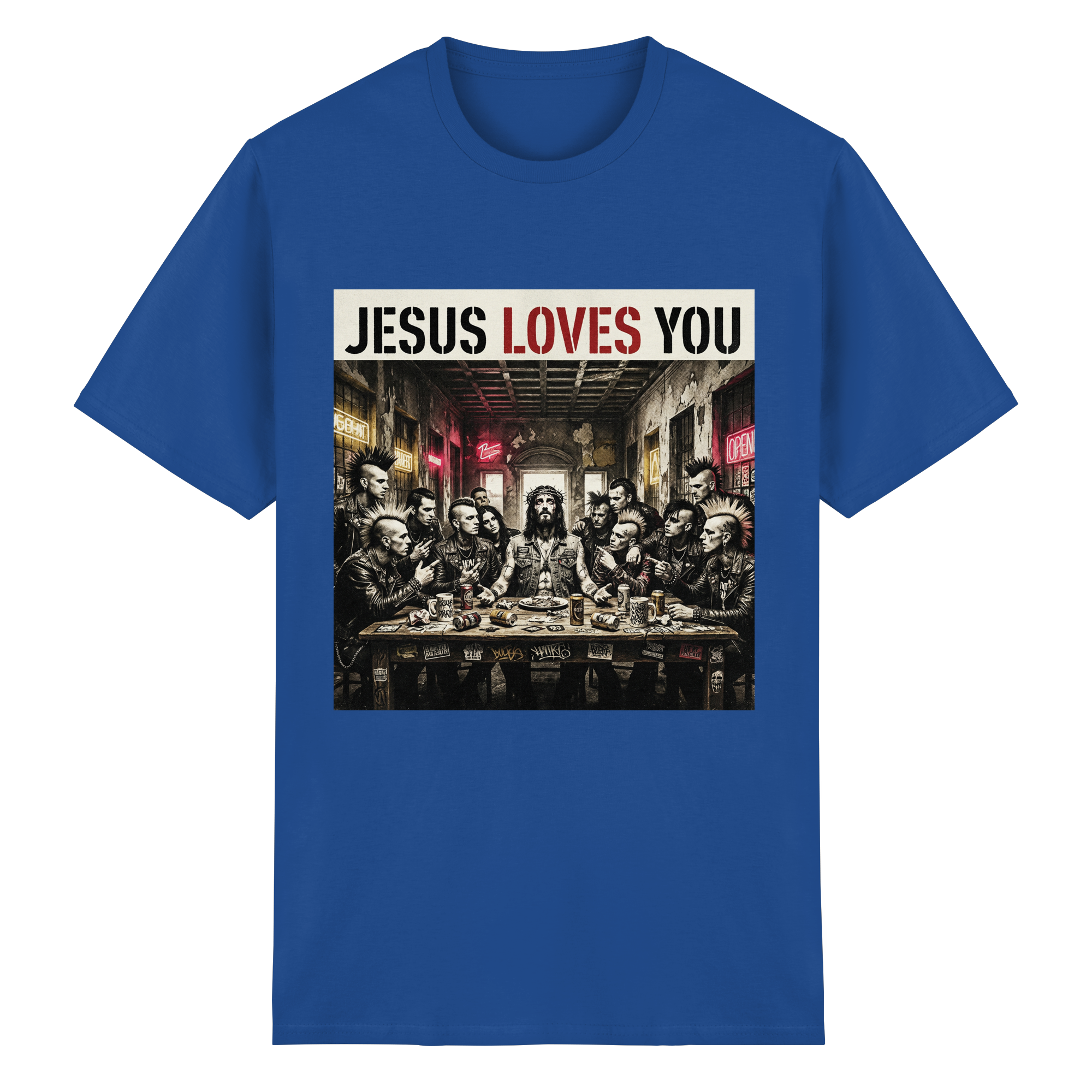 JESUS LOVES YOU - Heavy Cotton T-Shirt