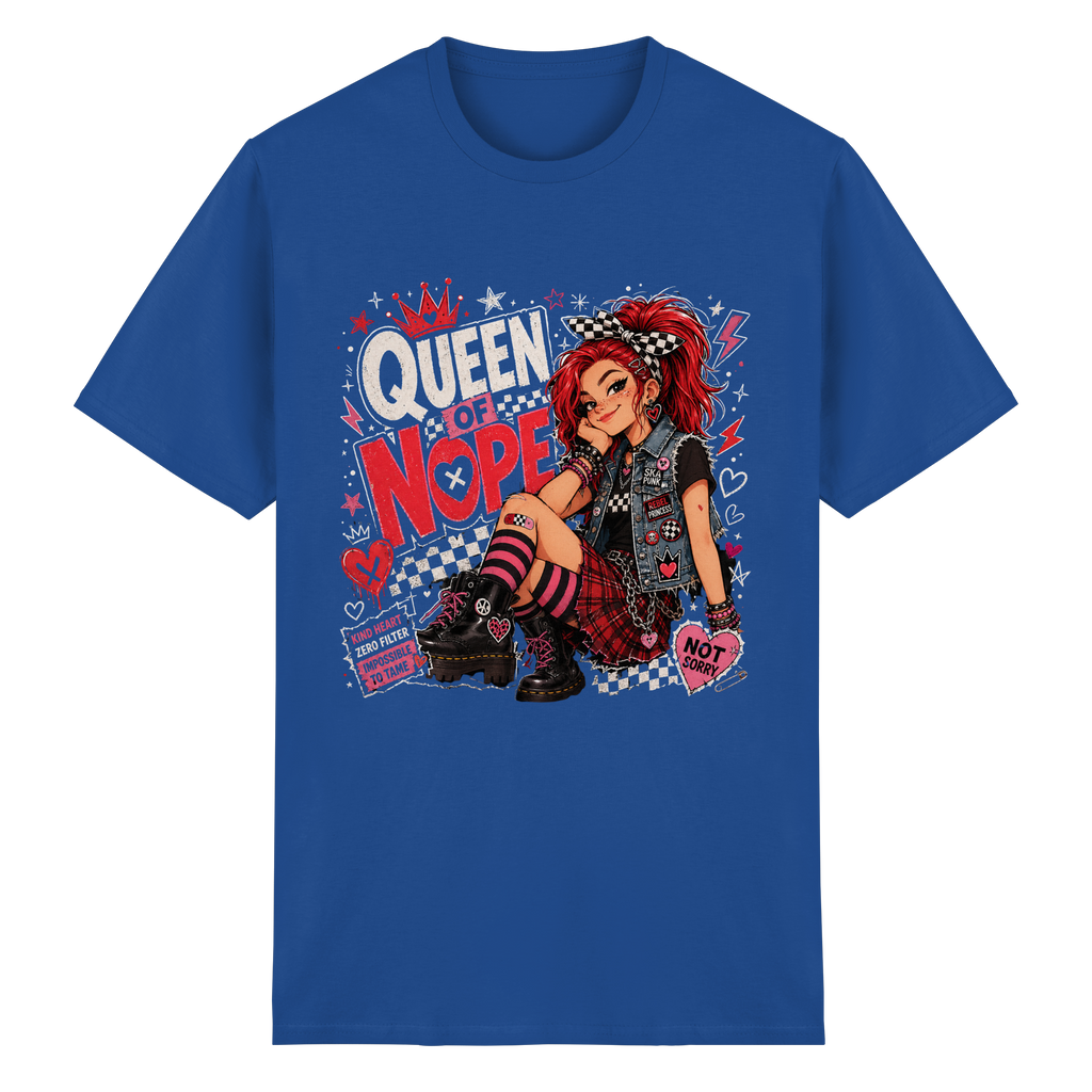 QUEEN OF NOPE - Heavy Cotton T-Shirt
