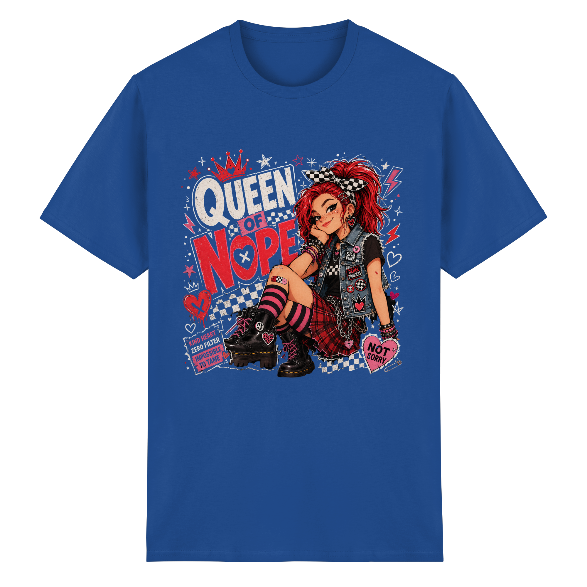 QUEEN OF NOPE - Heavy Cotton T-Shirt