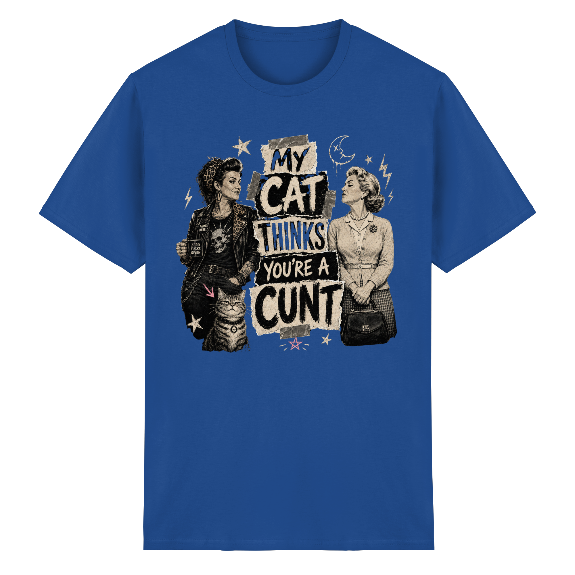 MY CAT THINKS... - Heavy Cotton T-Shirt