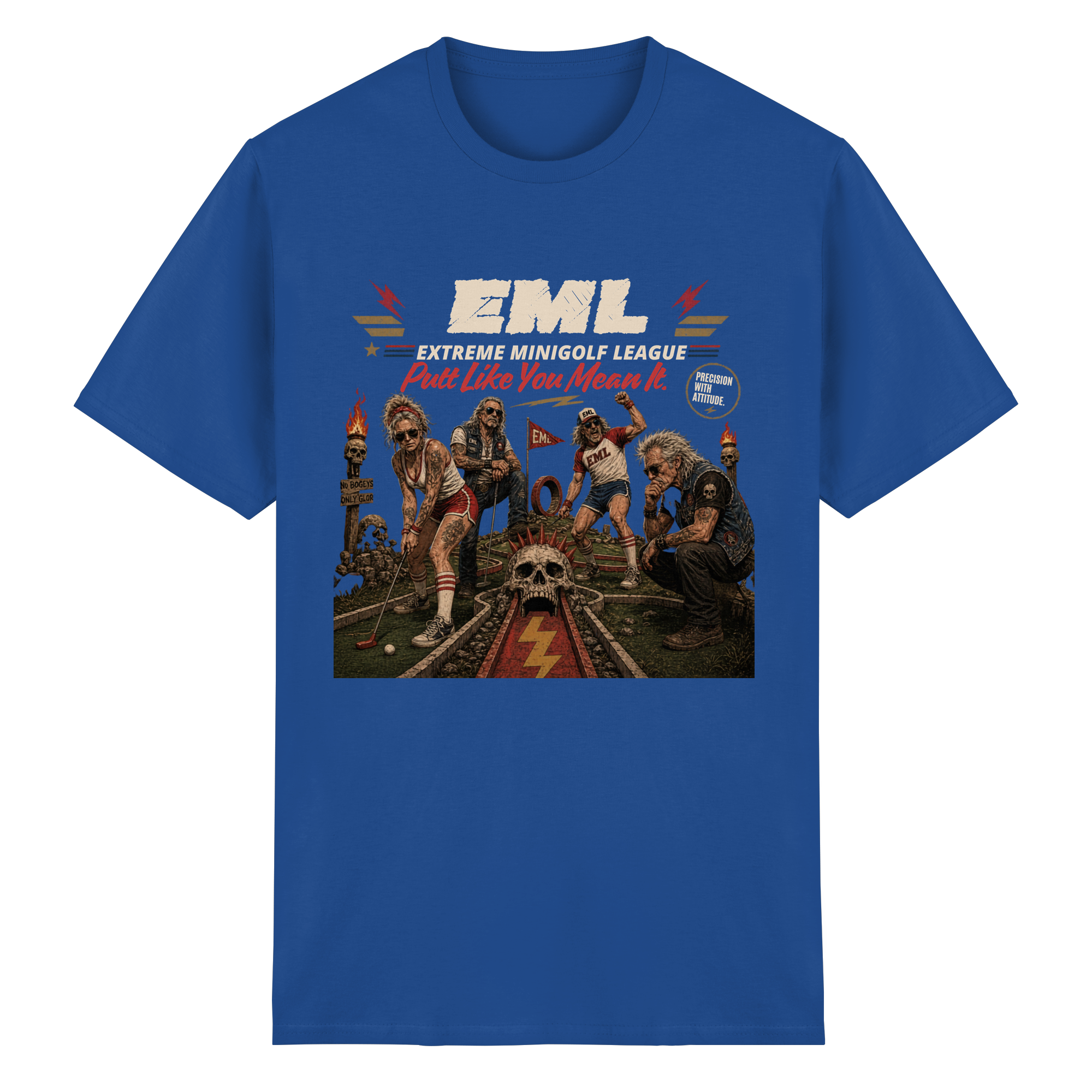 EXTREME MINIGOLF LEAGUE - Heavy Cotton T-Shirt