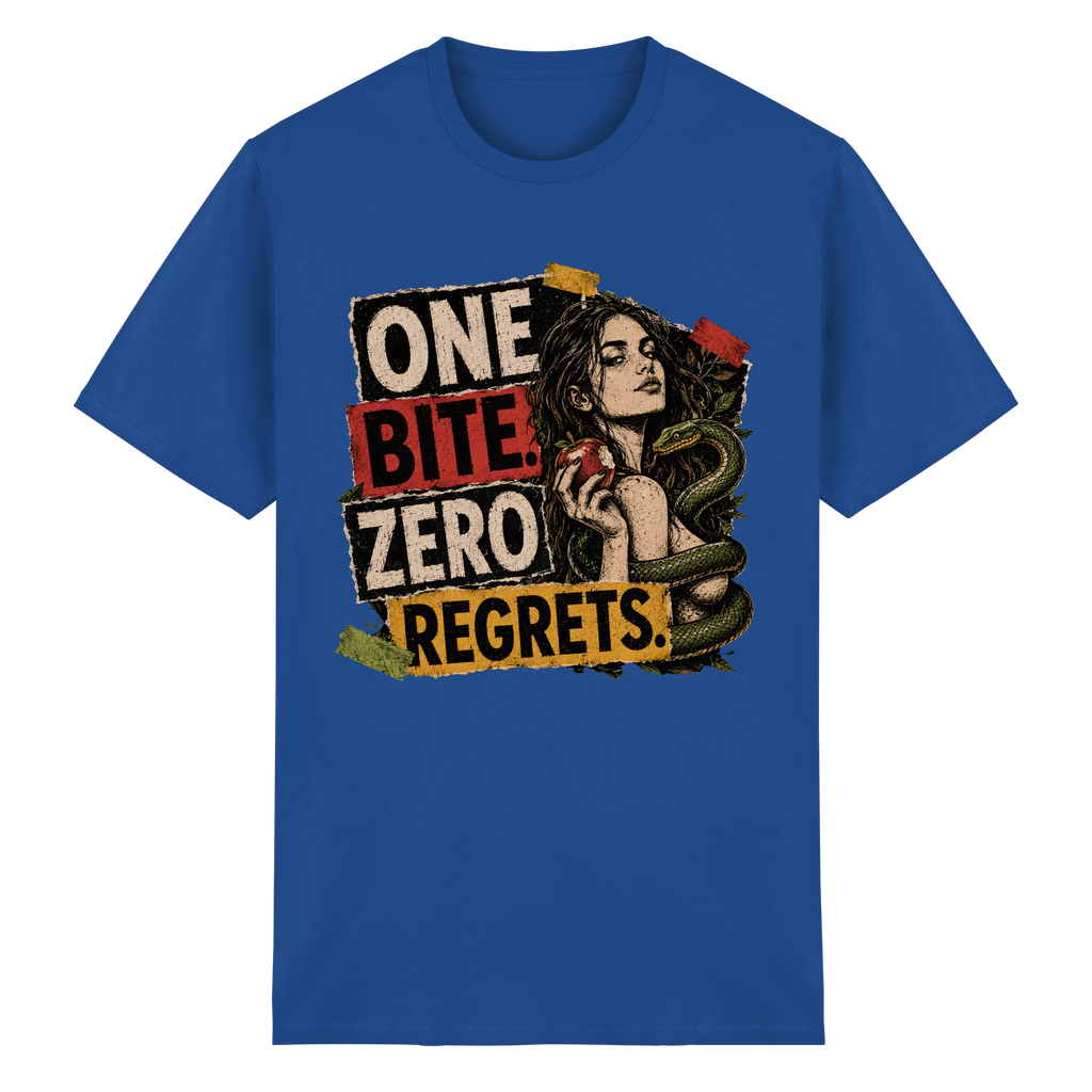 ONE BITE. ZERO REGRETS. - Heavy Cotton T-Shirt