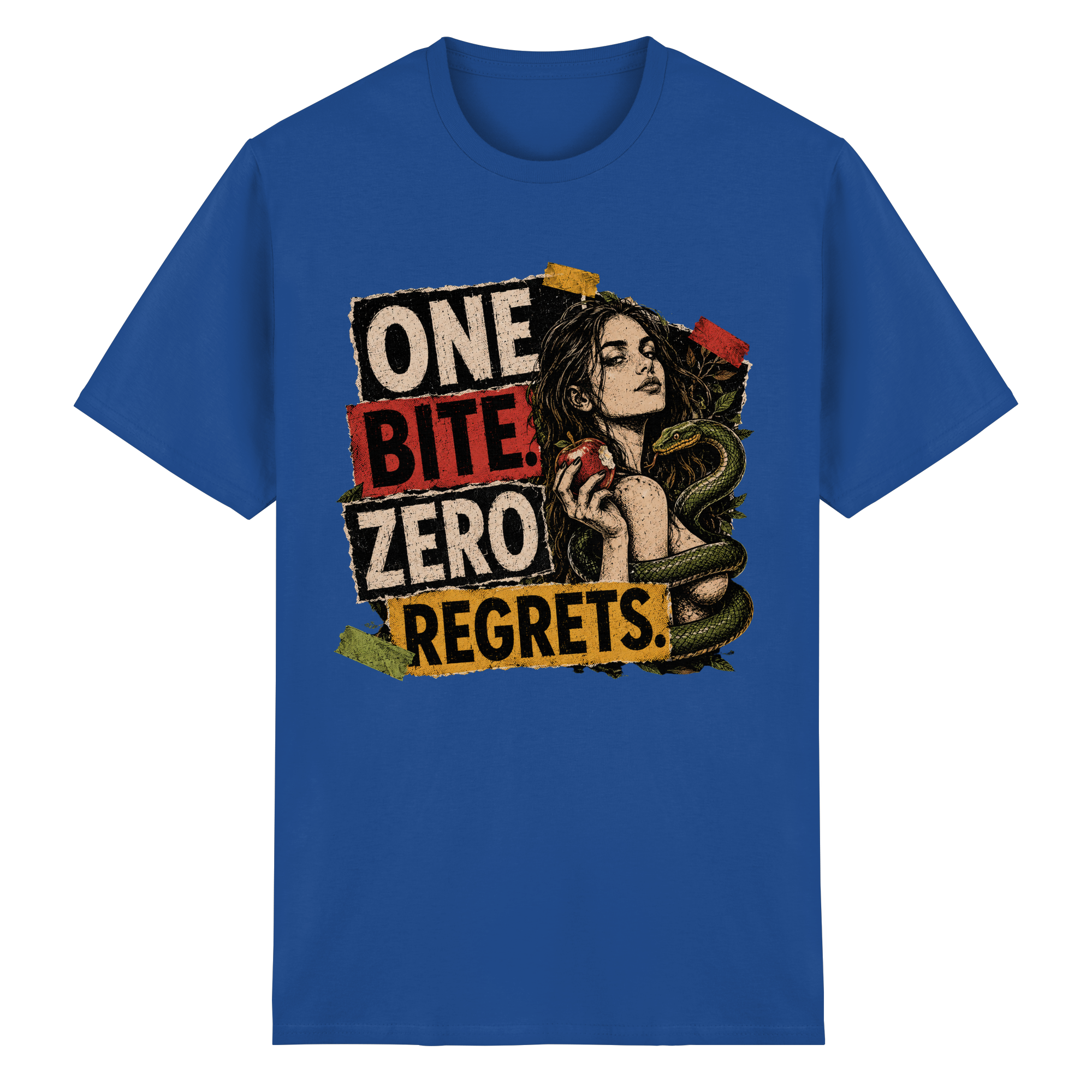 ONE BITE. ZERO REGRETS. - Heavy Cotton T-Shirt