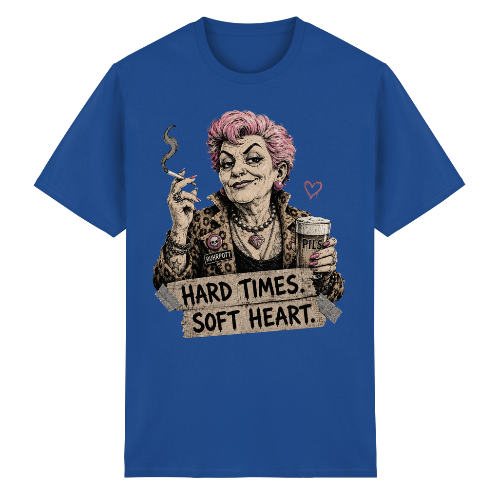HARD TIMES SOFT HEART - Heavy Cotton T-Shirt