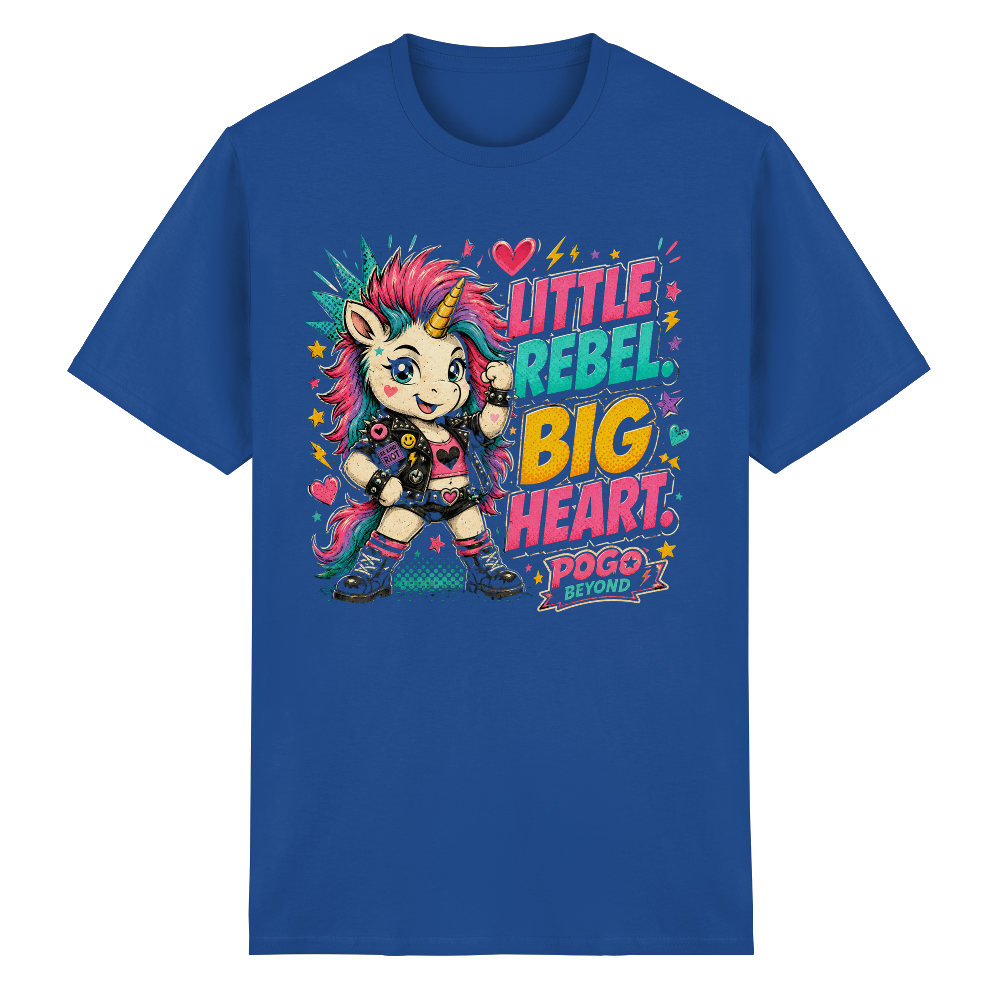 LITTLE REBEL BIG HEART - Heavy Cotton T-Shirt