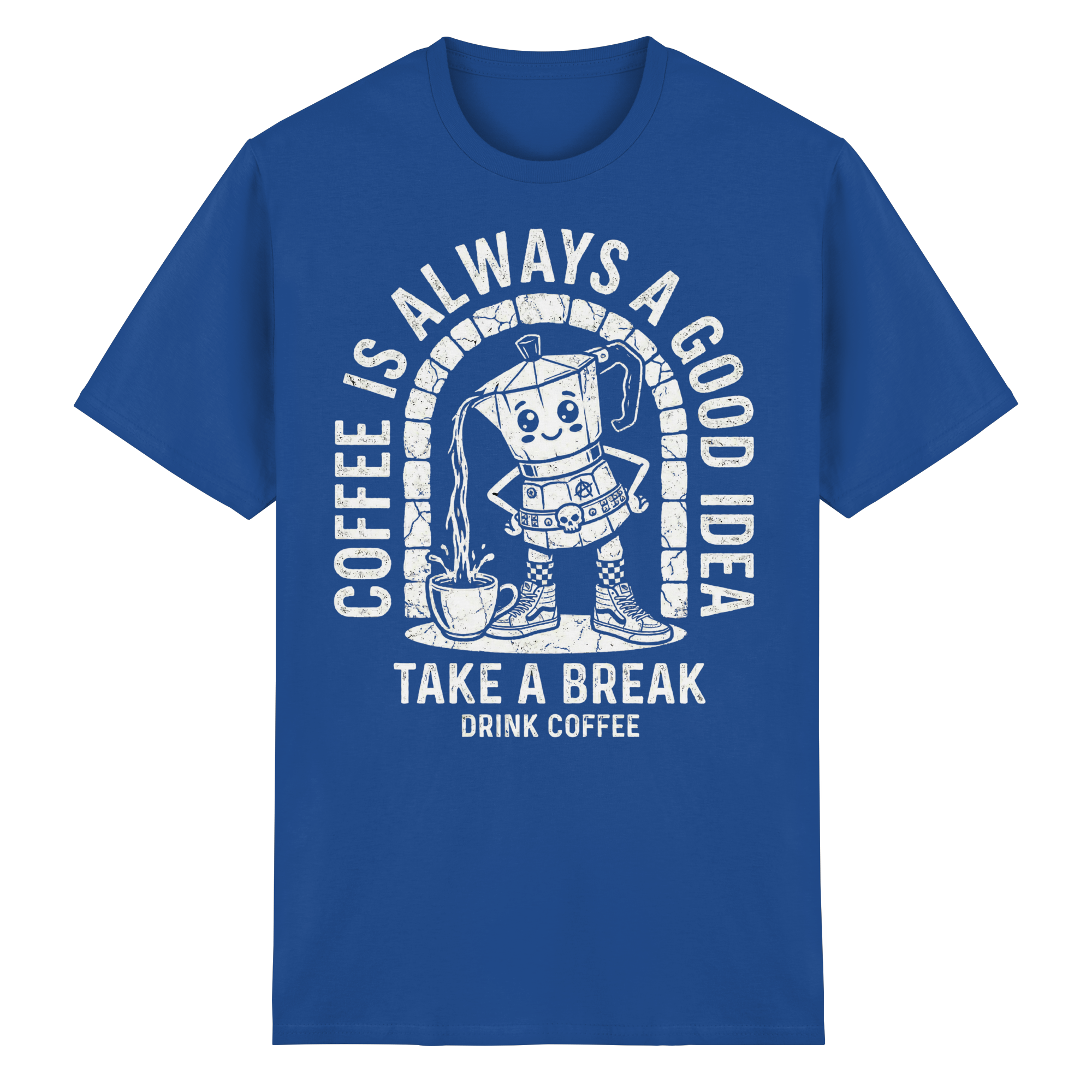 PUNK BREW – Coffee Is Always A Good Idea - Heavy Cotton T-Shirt