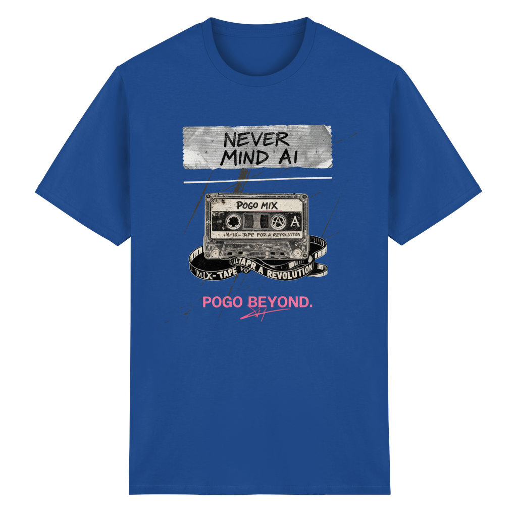 NEVER MIND AI - Heavy Cotton T-Shirt