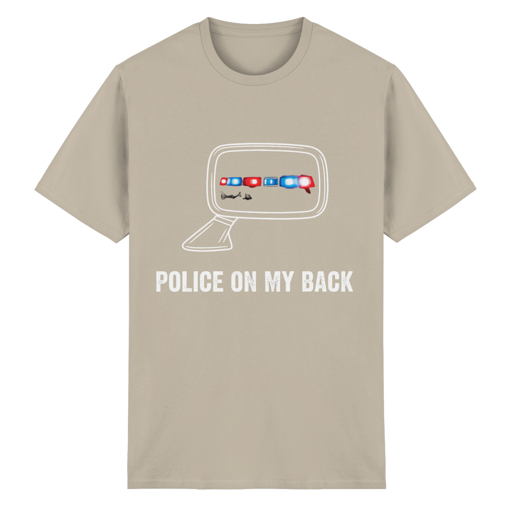 POLICE ON MY BACK - Heavy Cotton T-Shirt