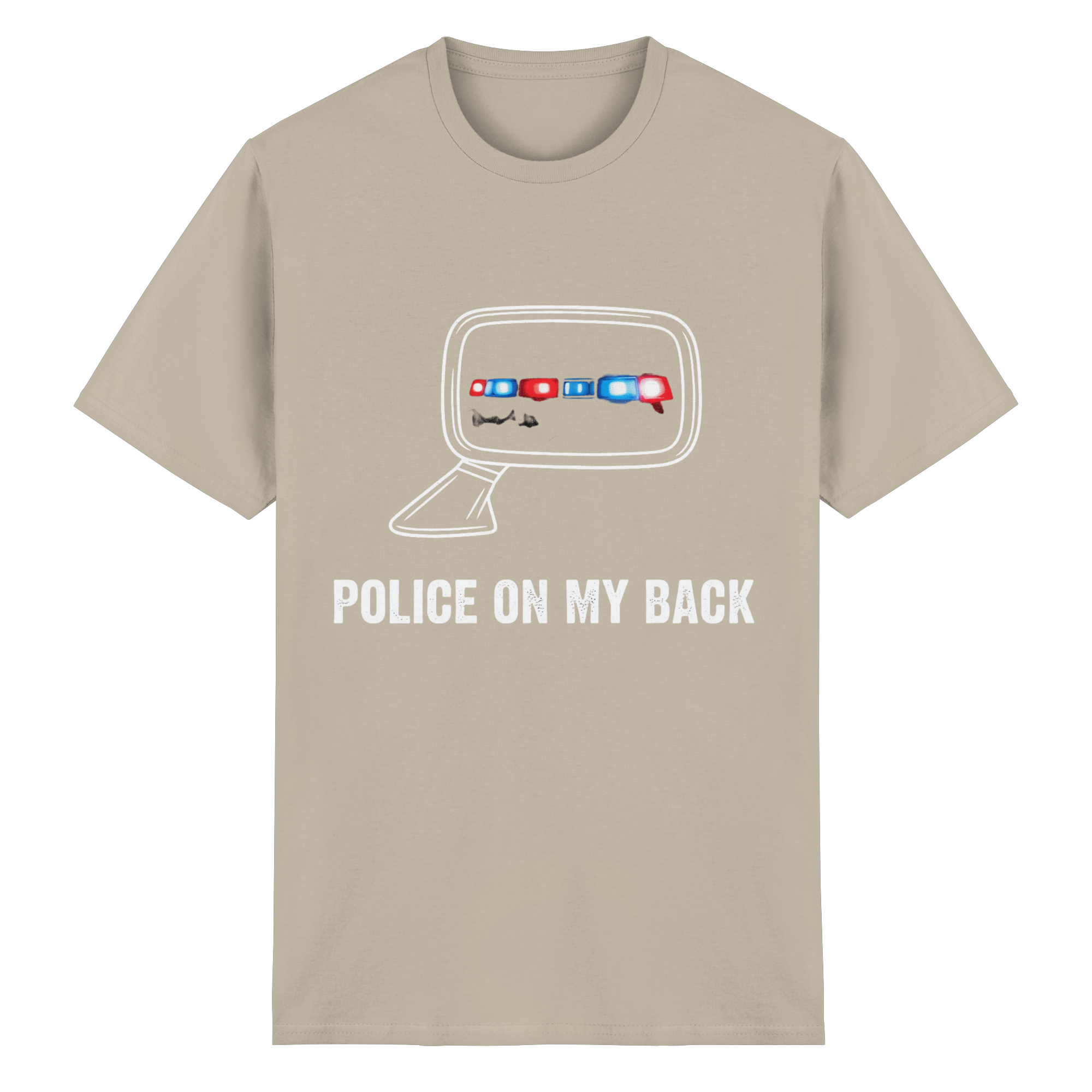 POLICE ON MY BACK - Heavy Cotton T-Shirt