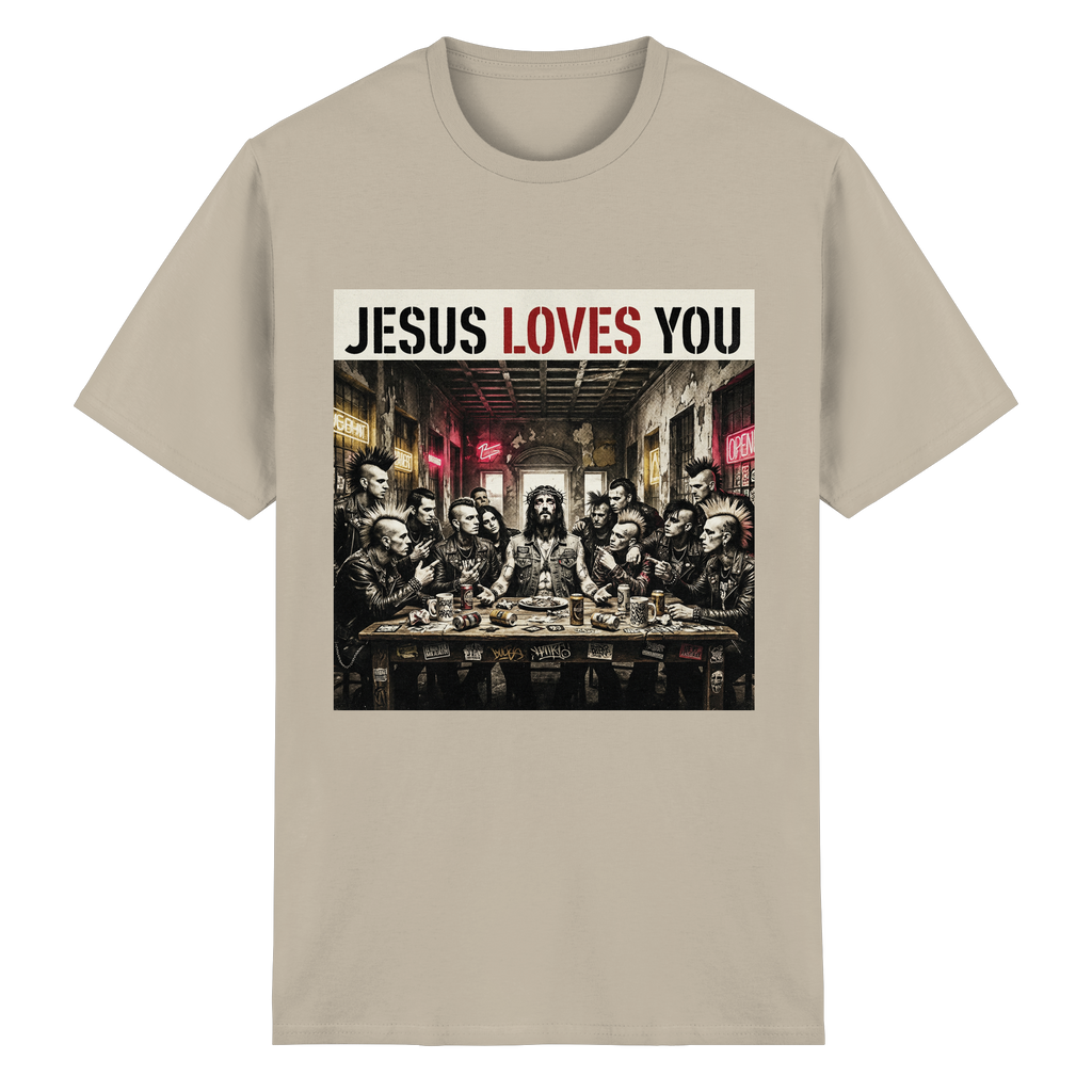 JESUS LOVES YOU - Heavy Cotton T-Shirt