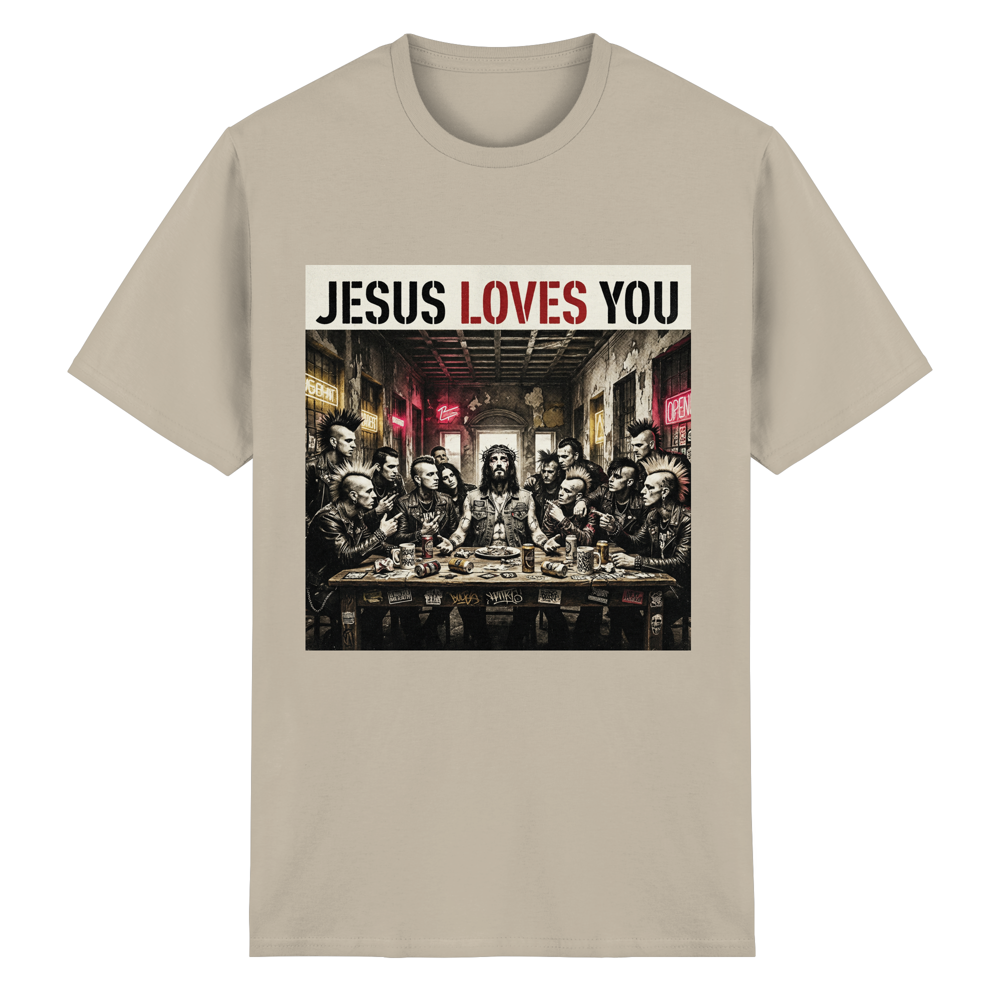JESUS LOVES YOU - Heavy Cotton T-Shirt