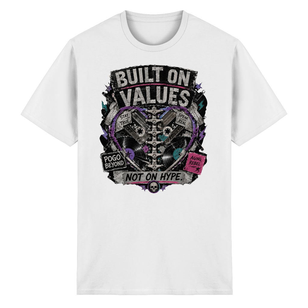 BUILT ON VALUES - Heavy Cotton T-Shirt