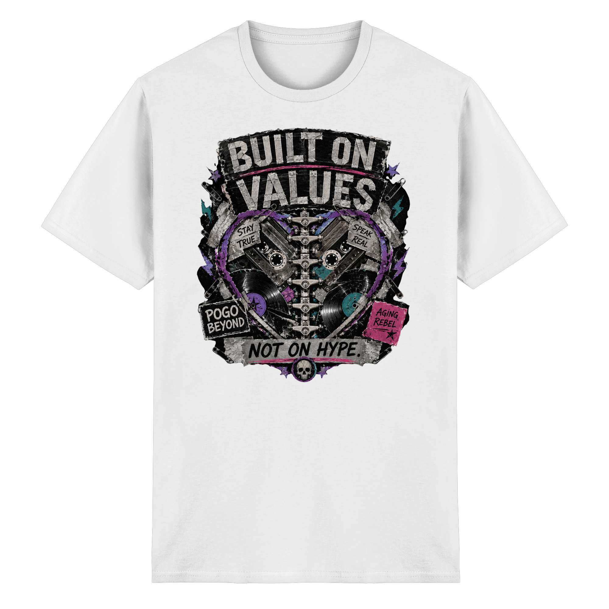 BUILT ON VALUES - Heavy Cotton T-Shirt