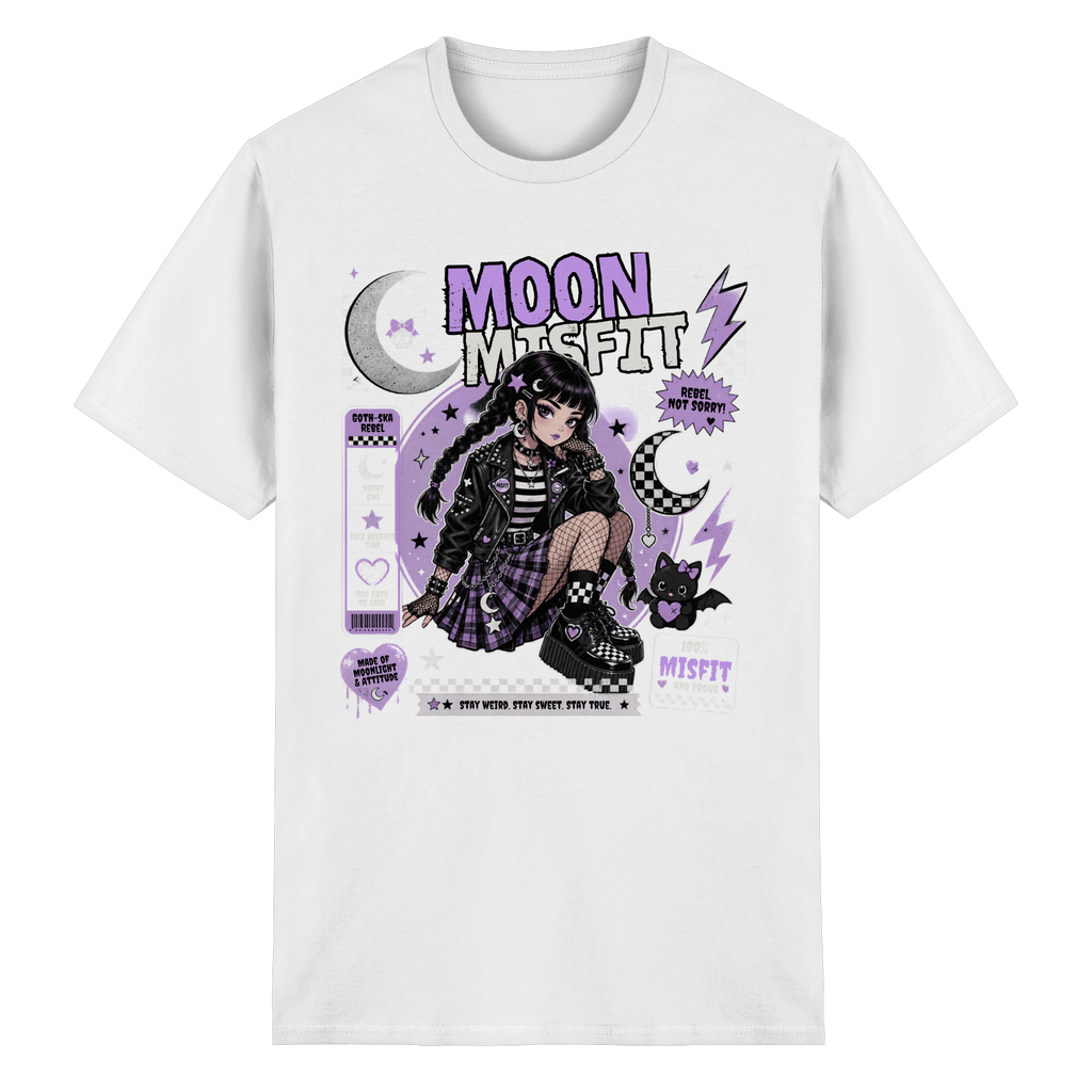 MOON MISFIT - Heavy Cotton T-Shirt