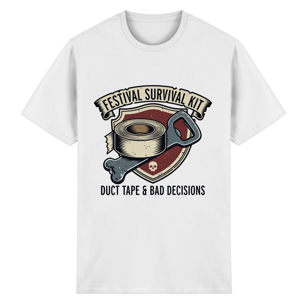FESTIVAL SURVIVAL KIT - Heavy Cotton T-Shirt
