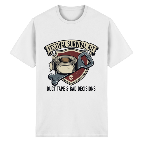 FESTIVAL SURVIVAL KIT - Heavy Cotton T-Shirt