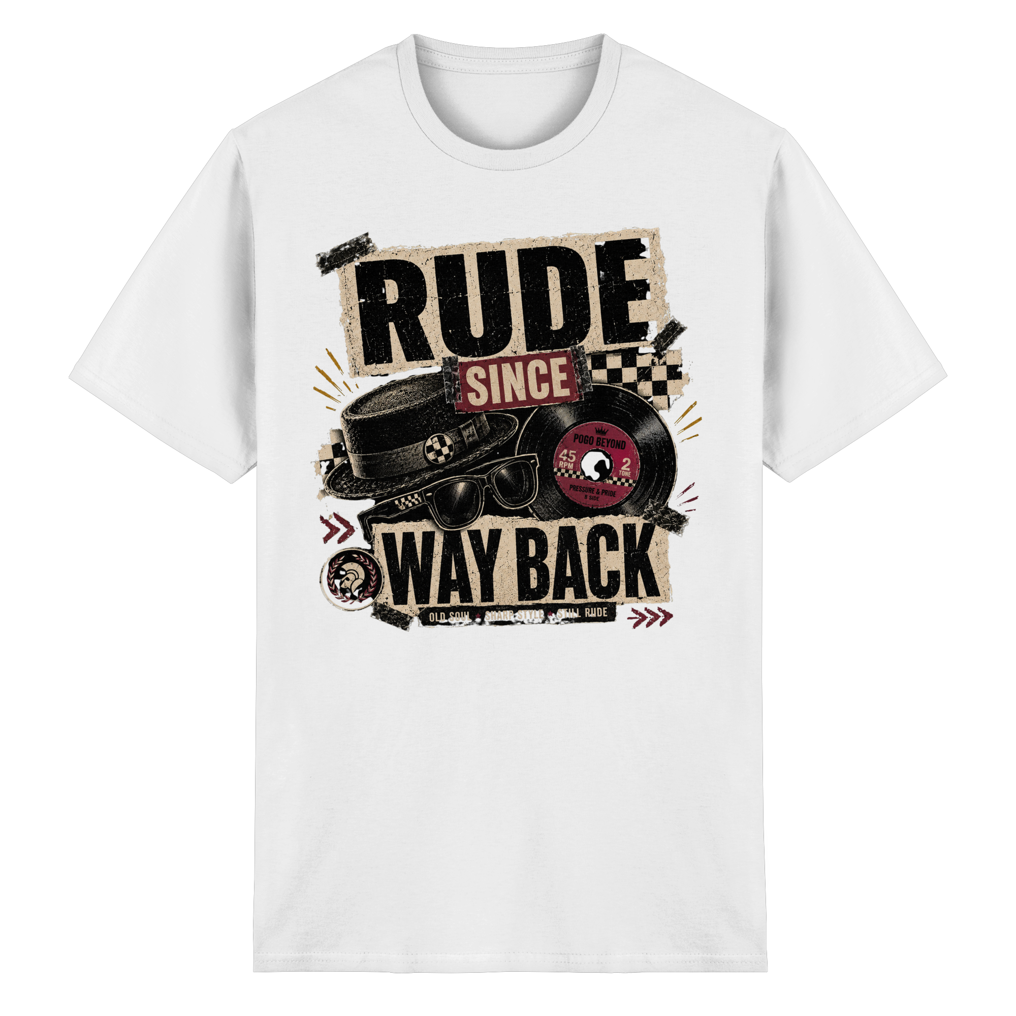 RUDE SINCE WAY BACK - Heavy Cotton T-Shirt