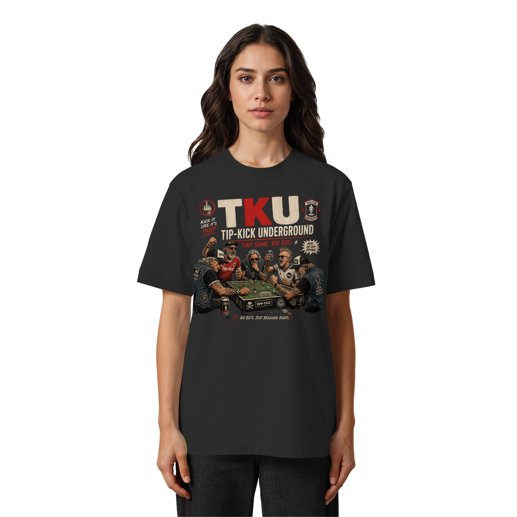 TIP KICK UNDERGROUND - Heavy Oversized Organic Shirt