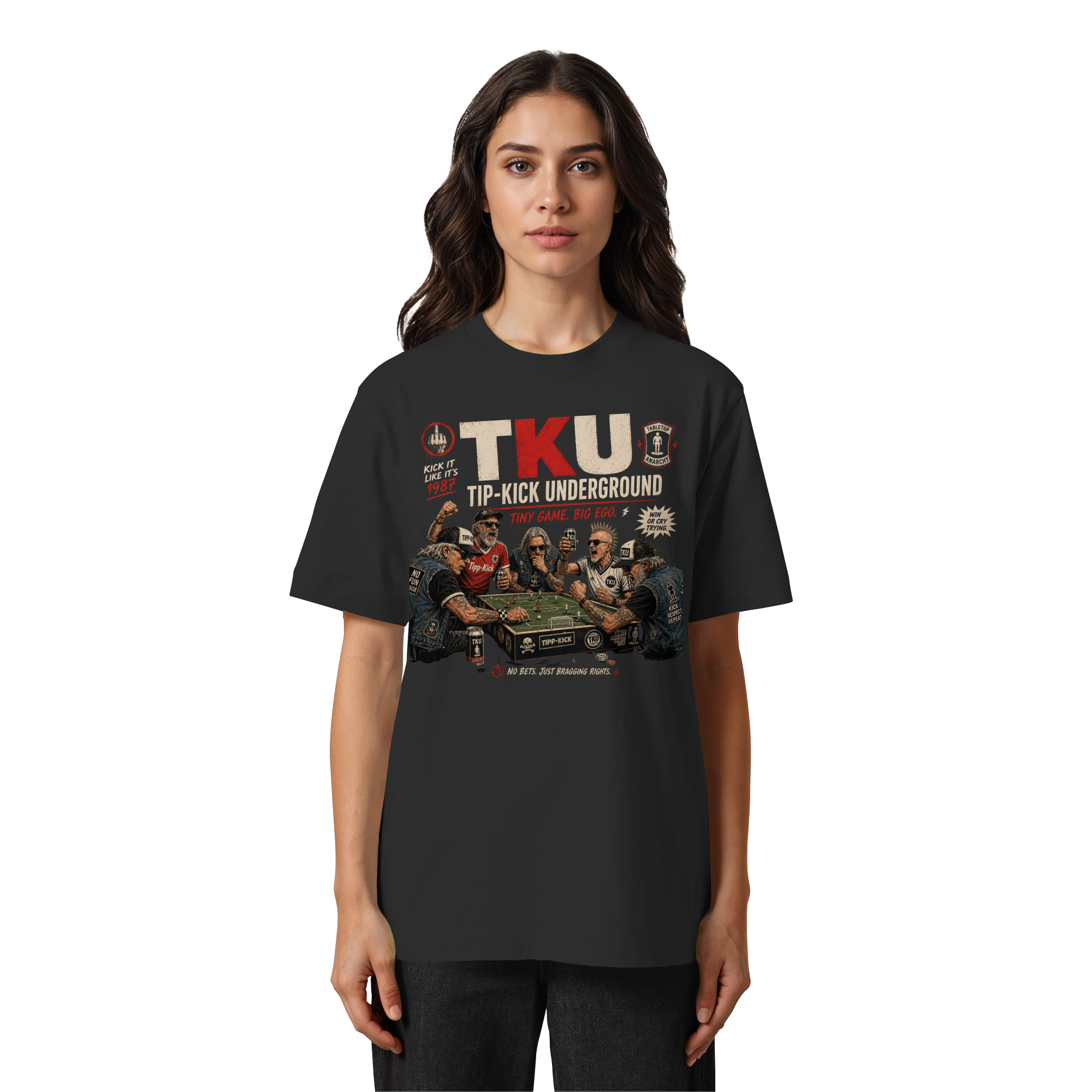 TIP KICK UNDERGROUND - Heavy Oversized Organic Shirt