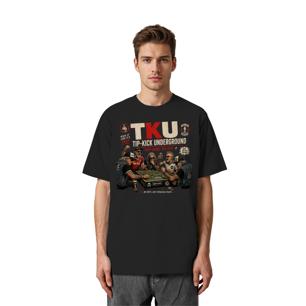 TIP KICK UNDERGROUND - Heavy Oversized Organic Shirt