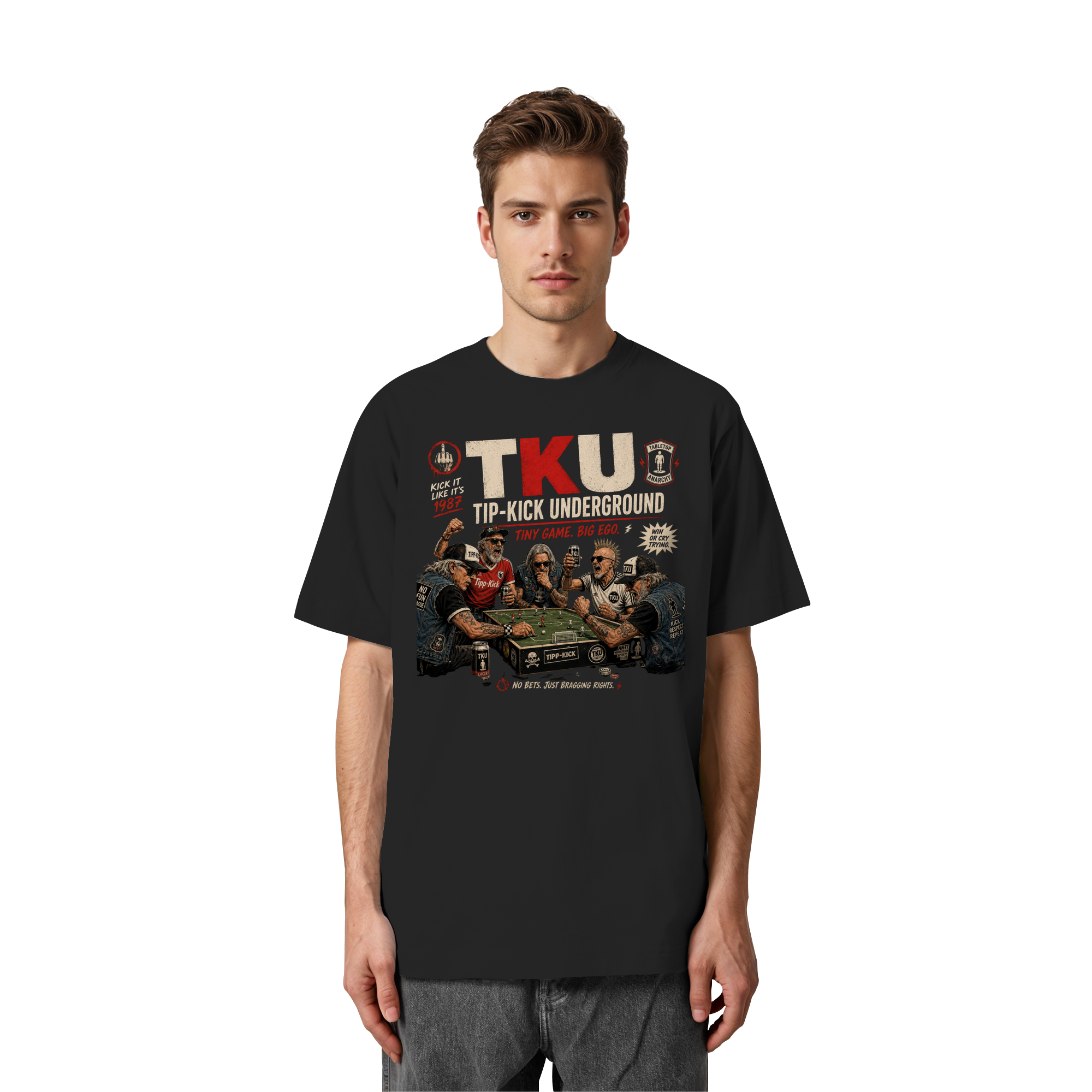 TIP KICK UNDERGROUND - Heavy Oversized Organic Shirt